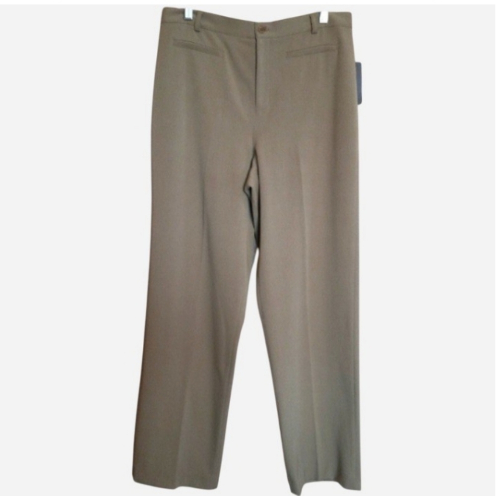 Rafaella Classic Fit Taupe Dress Pants